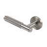 Alma Ivan Door Handle Knurled Brushed Nickel