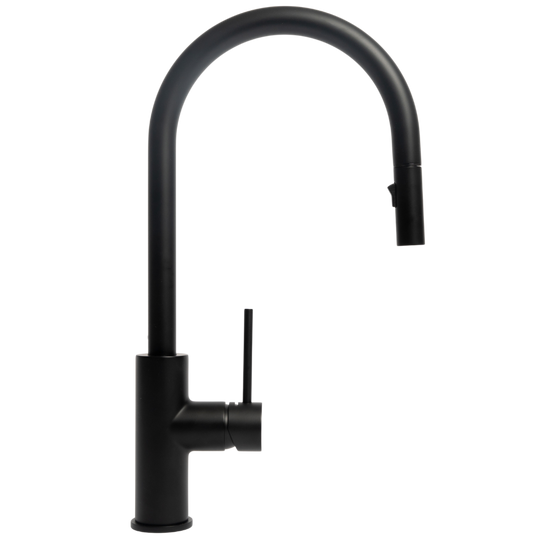 Mira Matte Black Pull Out Mixer