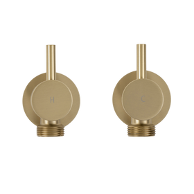 Menzo Brushed Brass Gold Washing Machine Tap
