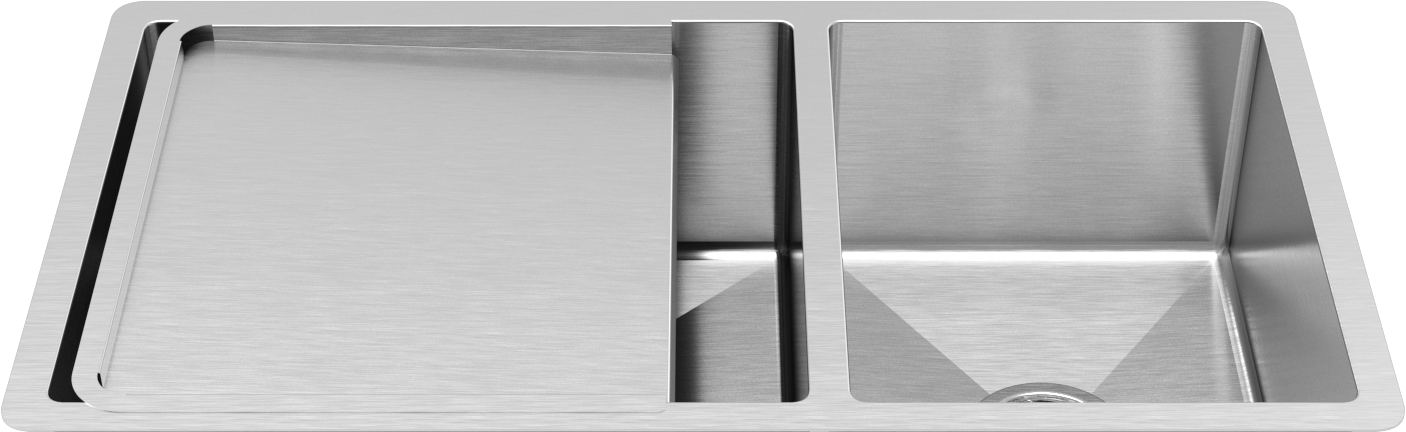 Aiden Portable Drain Board Brushed Stainless Steel