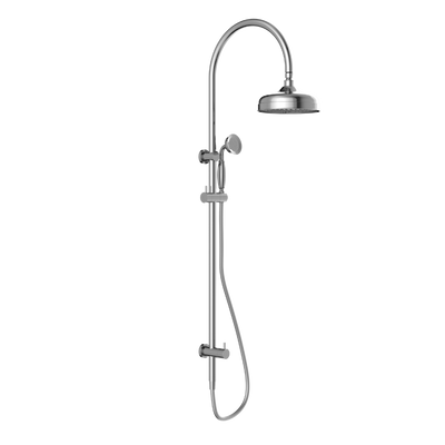 York Twin Shower with Metal Hand Shower Chrome