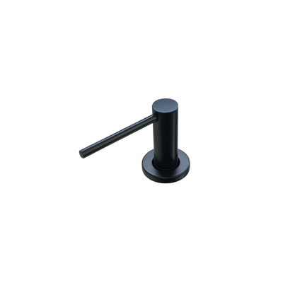 Meir Round Soap Dispenser Matte Black