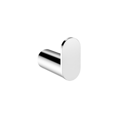 Meir Curvae Single Robe Hook Polished Chrome