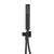 Meir Square Hand Shower On Swivel Bracket Matte Black