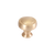 Momo Handles Momo Pellaro Knob 32mm Brushed Matte Brass