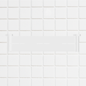 Mecca Shower Shelf Matte White