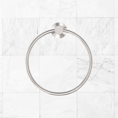 Dolce Hand Towel Ring Brushed Nickel