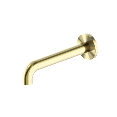 Nero Mecca Basin/Bath Spout Only 185mm Brushed Gold