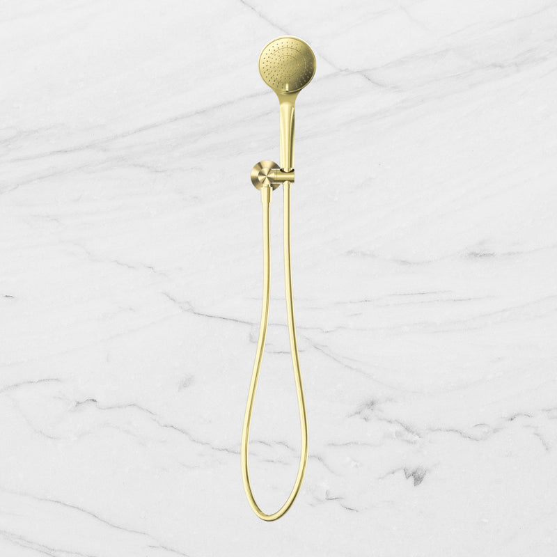 Mecca Hand Hold Shower With Air Shower Brushed Gold
