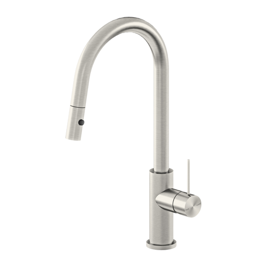 Mecca Brushed Nickel Pull Out Mixer With Veggie Spray Function