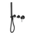 Nero Mecca Shower Mixer Divertor System Separate Back Plate Matte Black