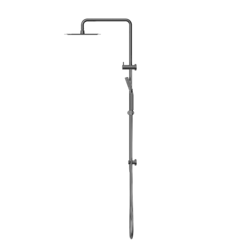 Square Project Twin Shower Gunmetal