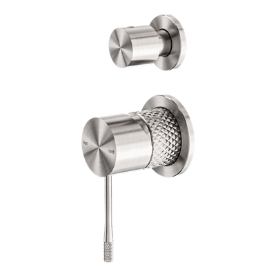 Opal Shower Mixer with Divertor Separate Plate Brushed Nickel