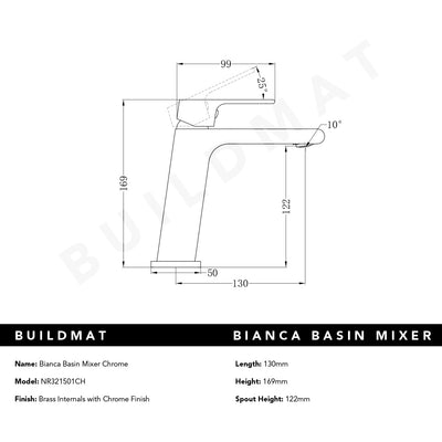 Bianca Basin Mixer Chrome