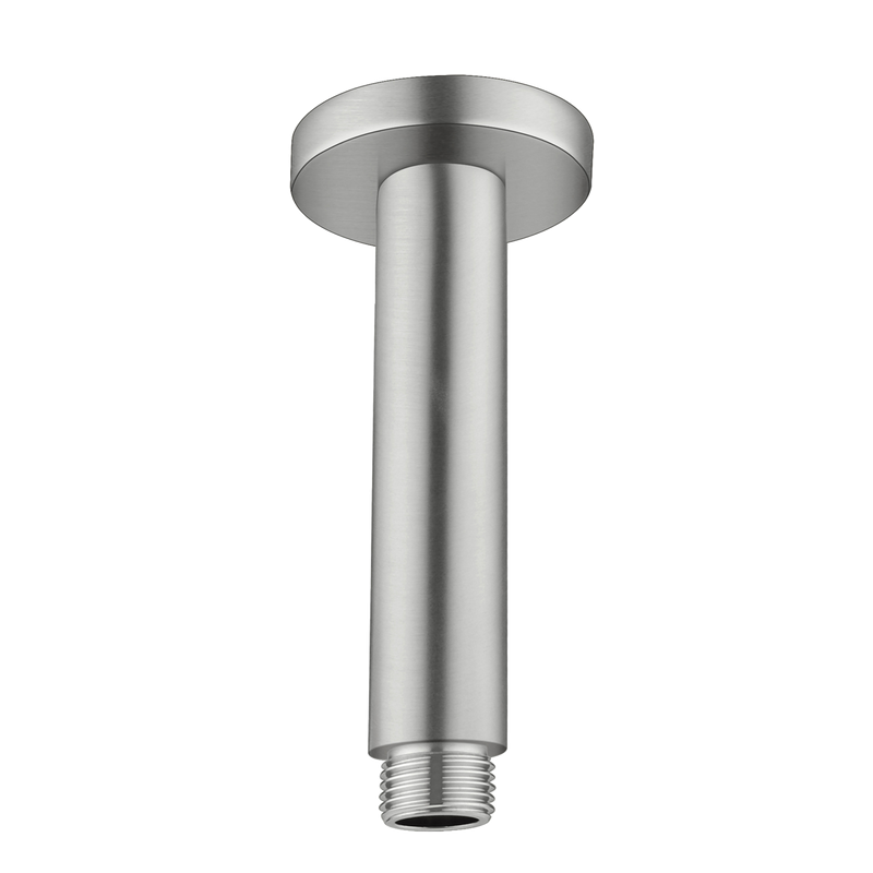 Round Ceiling Arm 100mm Brushed Nickel