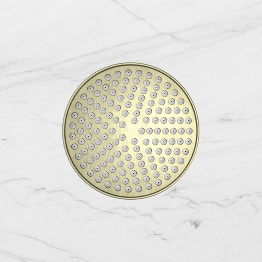 Nero York Shower Head 200mm Aged Brass