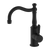 York Basin Mixer Hook Spout with Metal Lever Matte Black