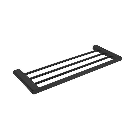 Nero Bianca Towel Rack Matte Black