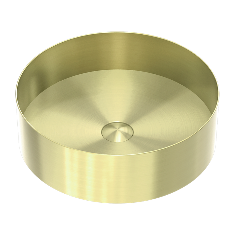 Opal Round 400mm Stainless Steel Basin Brushed Gold