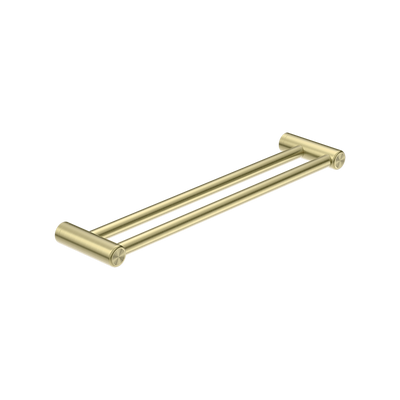 Mecca Care 25mm Double Towel Grab Rail 600mm Brushed Gold