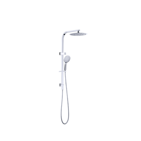Nero Bianca Twin Shower Chrome