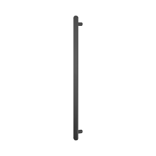 Nero Bianca 12V Single Vertical Heated Towel Rail Gunmetal