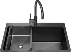 Piper Portable Mini Sink Brushed Gunmetal