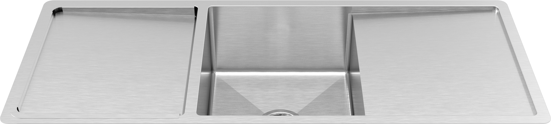 Aiden Portable Drain Board Brushed Stainless Steel