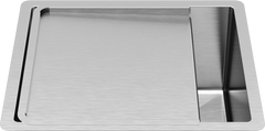 Aiden Portable Drain Board Brushed Stainless Steel