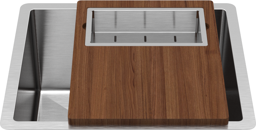 Emma Chopping Board & Integrated Colander Set