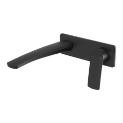 Phoenix Mekko SwitchMix Wall Basin / Bath Mixer Set 200mm (Fit-Off Kit Only) Lead Free Matte Black