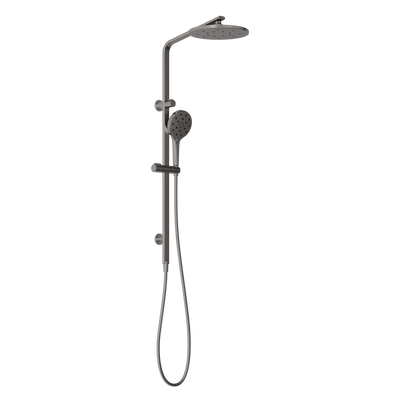 Phoenix Oxley Twin Shower Brushed Carbon