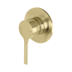 Phoenix Vivid Slimline Oval SwitchMix Shower / Wall Mixer Brushed Gold (Fit-Off kit) Lead Free