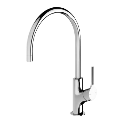 Phoenix Vivid Slimline Oval Sink Mixer 220mm Gooseneck Chrome