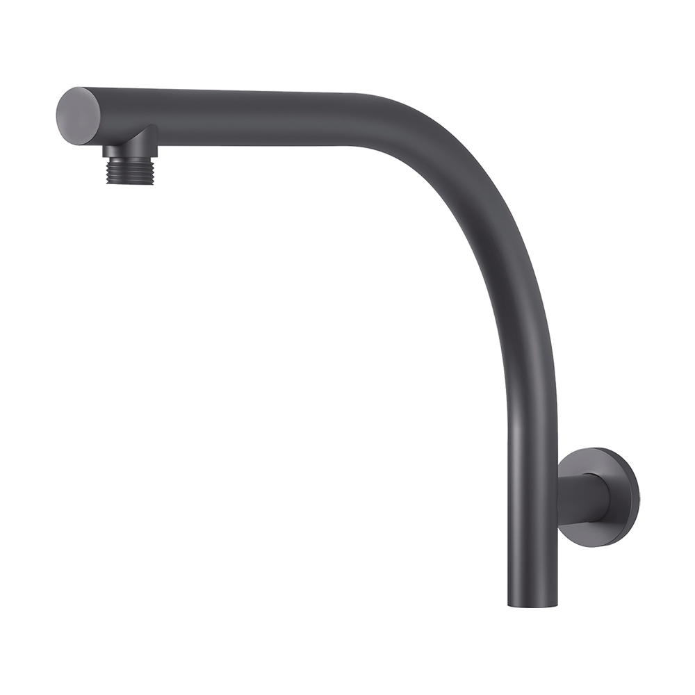 Rush High-Rise Shower Arm Brushed Carbon