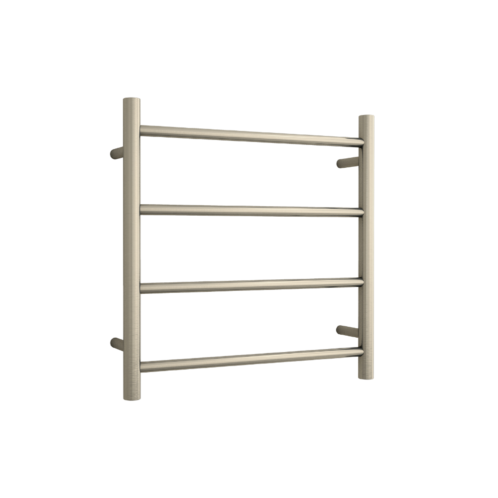 Thermogroup Round Ladder Heated Towel Rail Brushed Nickel Buildmat