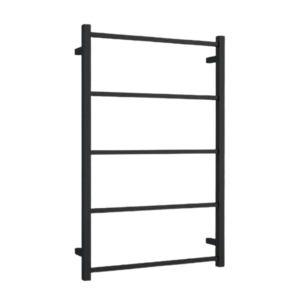 Thermogroup Square Non Heated Ladder Towel Rail Matte Black Buildmat