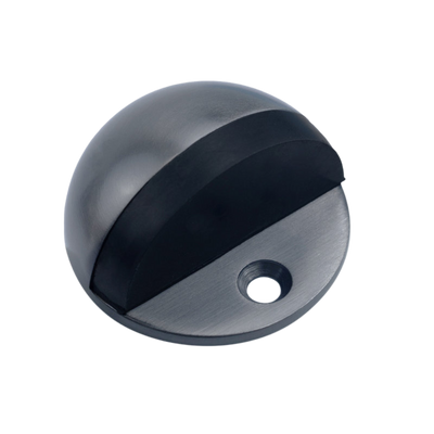 Lockwood Half Moon Door Stop Satin Gunmetal