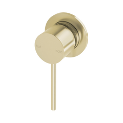 Phoenix Vivid Slimline SwitchMix Shower / Wall Mixer 60mm Backplate Lead Free Brushed Gold