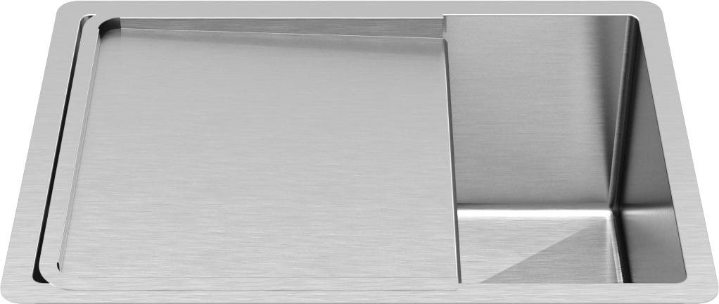 Aiden Portable Drain Board Brushed Stainless Steel