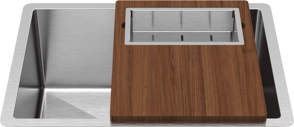 Emma Chopping Board & Integrated Colander Set