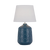 Telbix Baci Ceramic Table Lamp Blue