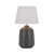 Telbix Baci Ceramic Table Lamp Grey
