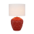 Telbix Diaz Ceramic Table Lamp Red