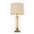 Telbix Dorcel Table Lamp Antique Brass Amber