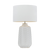 Telbix Esmo Ceramic Table Lamp White