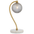 Telbix Felton Table Lamp White Marble Smoke Tear