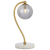 Telbix Felton Table Lamp White Marble Smoke