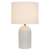 Telbix Fevik Table Lamp Medium White Terrazzo
