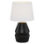 Telbix Greet Ceramic Table Lamp Black